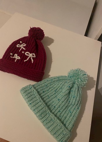 Turkuaz Örgü  Bere - Görsel 3