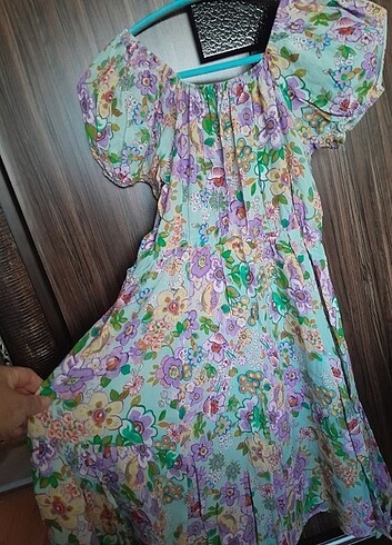 11-12 Yaş Beden çeşitli Renk Kız çocuk elbise