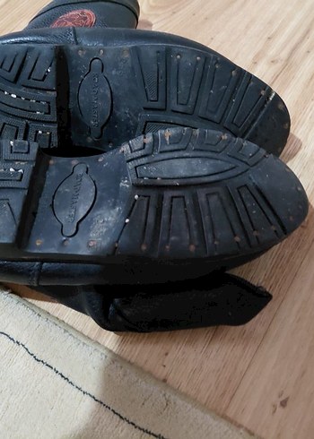 Siyah Tokalı Erkek Biker Botları - Görsel 6