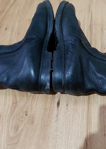 Siyah Tokalı Erkek Biker Botları - Görsel 2