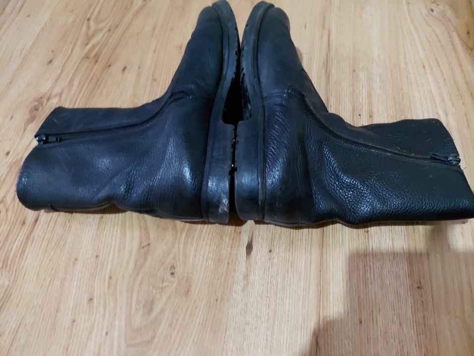 Siyah Tokalı Erkek Biker Botları - Görsel 2