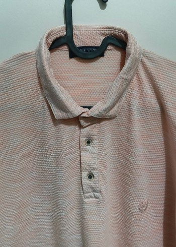 ten rengiDüğmeli Kısa Kollu Erkek Polo Tişört - Görsel 2