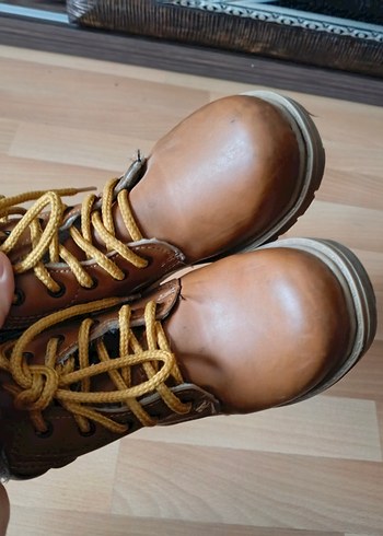 Kahverengi Deri Erkek Çocuk Botları - Görsel 4