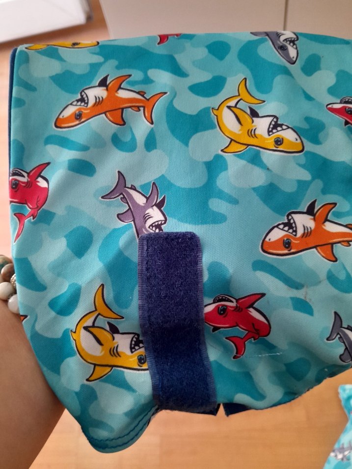 Erkek Çocuk Mavi Baskılı Askılı Mayo - Görsel 2