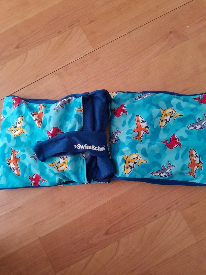 Erkek Çocuk Mavi Baskılı Askılı Mayo - Görsel 3