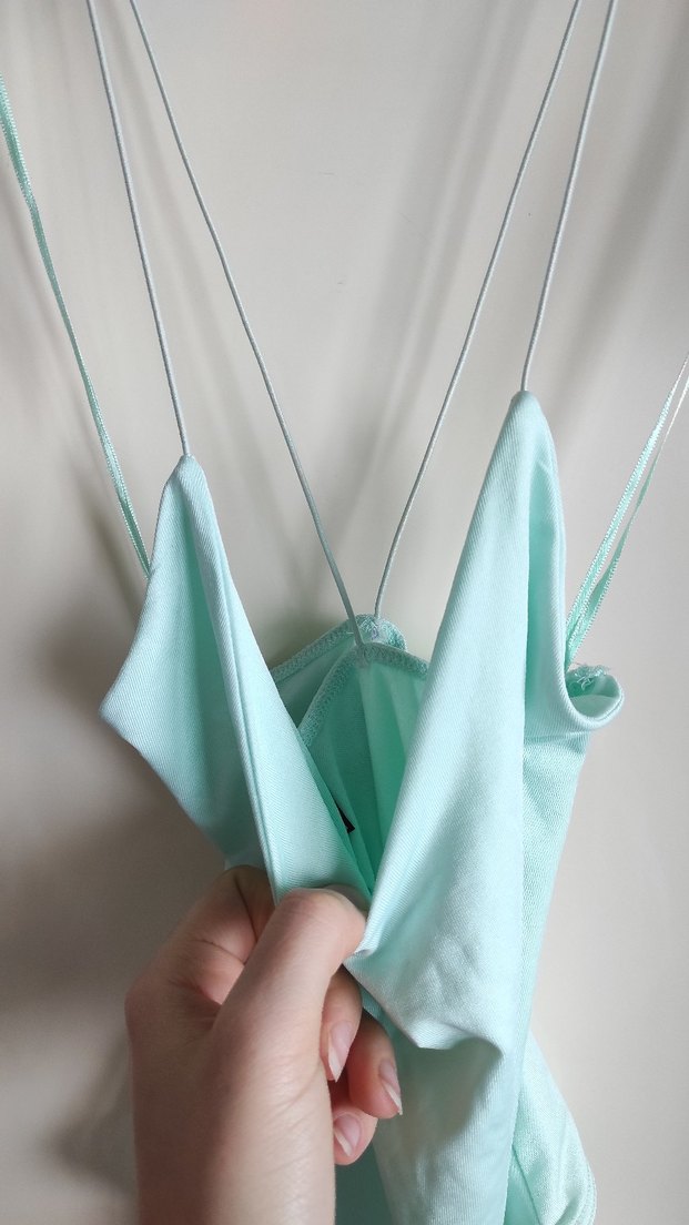 Turkuaz Drapeli İpli Uzun Kadın Suit - Görsel 2