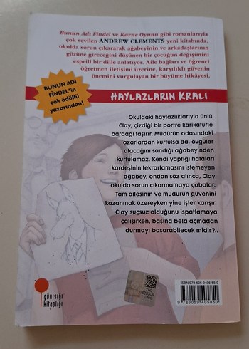 Haylazların Kralı Andrew Clements Kitabı - Görsel 2