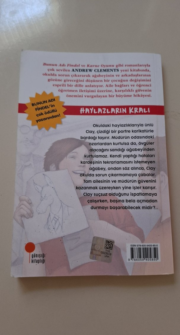 Haylazların Kralı Andrew Clements Kitabı - Görsel 2