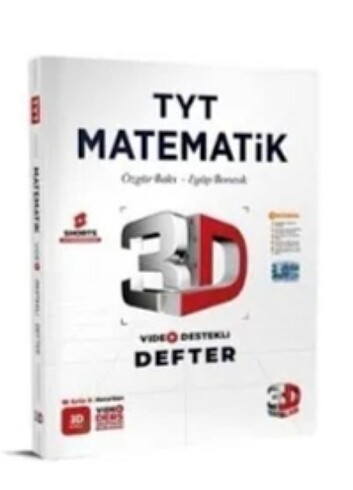 3D TYT MATEMATIK VIDEO DESTEKLI KONU ANLATIMLI DEFTER
