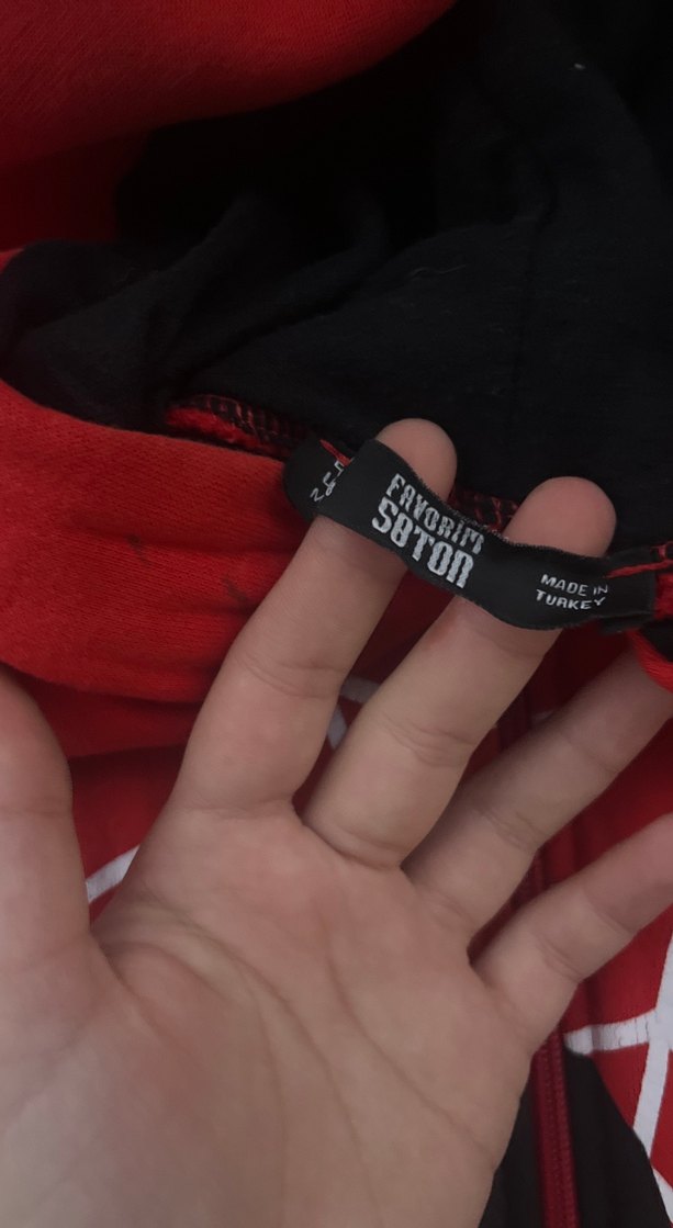 favorim 50ton kırmızı spiderman fermuarlı hırka - Görsel 2