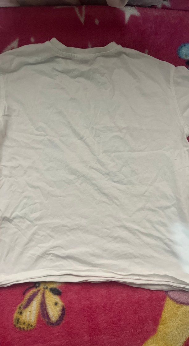 Beyaz Baskılı Kız tişörtü - Görsel 2