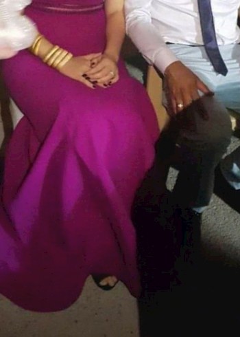 Pembe V Yakalı Drapeli Abiye Elbise - Görsel 2