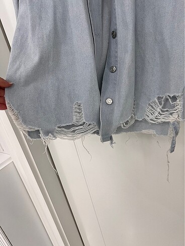 l Beden mavi Renk Zara oversize denim