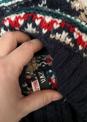 Nakışlı Çok Renkli Triko Erkek Çocuk Bere - Görsel 2