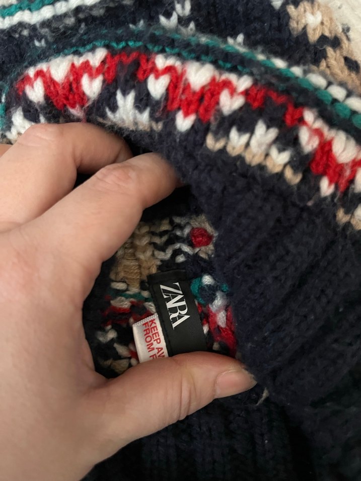 Nakışlı Çok Renkli Triko Erkek Çocuk Bere - Görsel 2