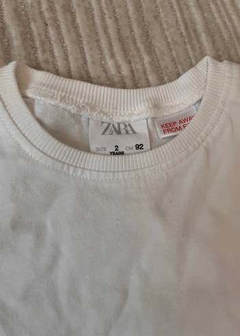 Beyaz Çocuk Kısa Kollu Atlet - Görsel 2