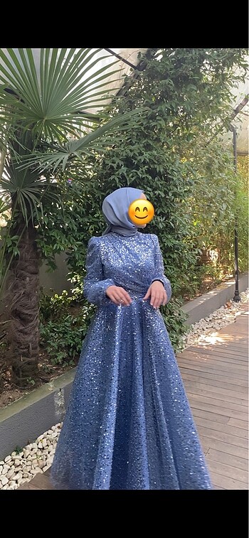 Tesettür abiye elbise - Görsel 7