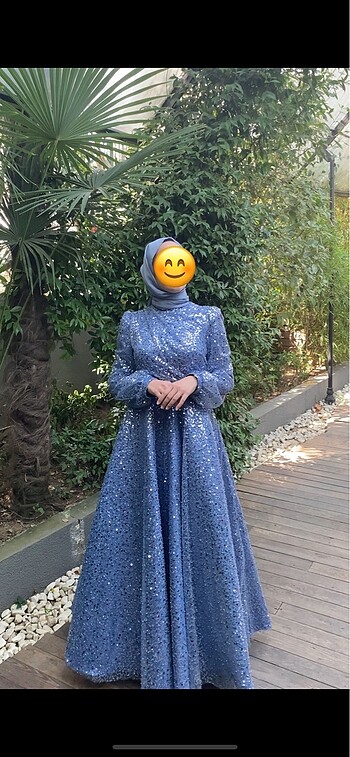 Tesettür abiye elbise - Görsel 8