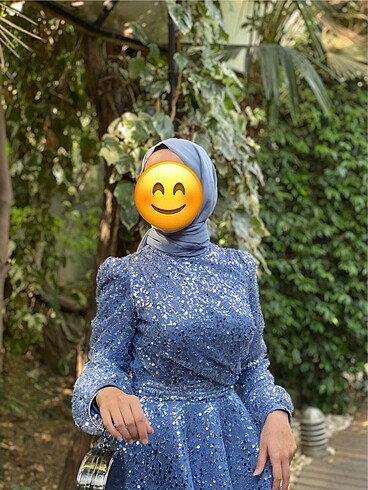 Tesettür abiye elbise - Görsel 3