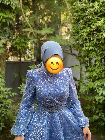 Tesettür abiye elbise - Görsel 4