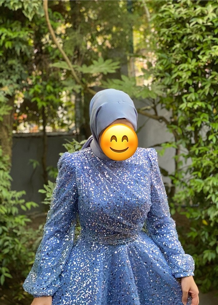 Tesettür abiye elbise - Görsel 4