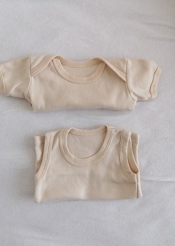 Pastel Bej Bebek Atlet ve Body - Görsel 2