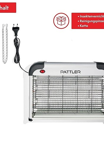 Beden Renk PATTLER 20W Elektrikli Böcek Öldürücü