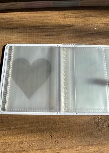 Kalp Şekilli Mor Pastel Binder - Görsel 5