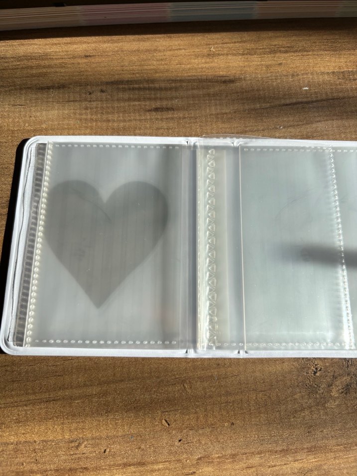 Kalp Şekilli Mor Pastel Binder - Görsel 5