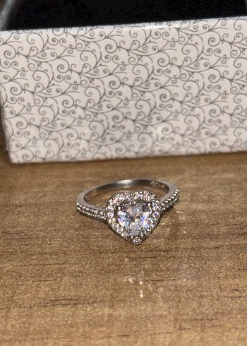 kalpli gümüş yüzük - Görsel 8