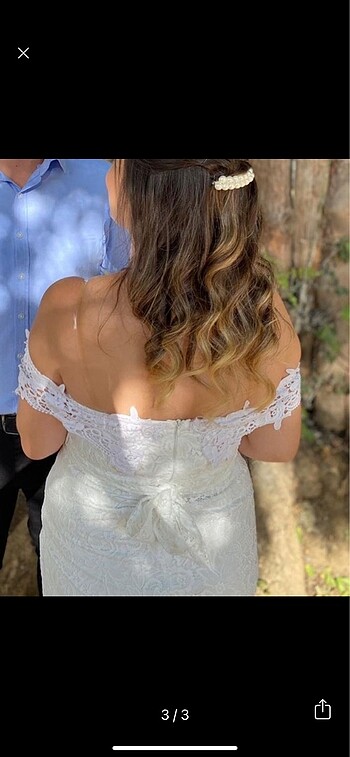 m Beden beyaz Renk Nikah elbisesi