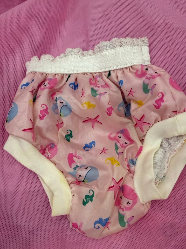 Pembe Deniz Kızı Desenli Çocuk alıştırma külot - Görsel 2