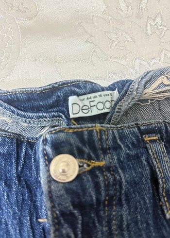 Lacivert Bol Kesim Kadın Denim Pantolon - Görsel 2