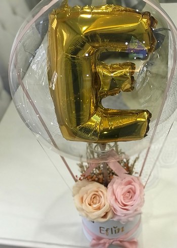 Altın Harf Balonlu Parti Süsü - Görsel 2