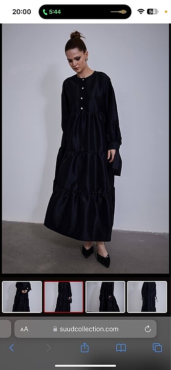 Suud collection rose abiye elbise
