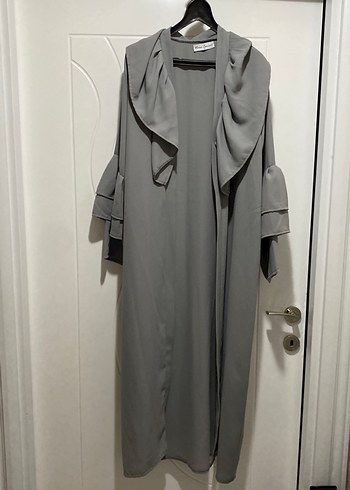 Gri Uzun Kadın Salaş Robe - Görsel 2