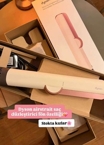 Dyson Airstrait Pastel Bej pembe Saç Düzleştirici - Görsel 2