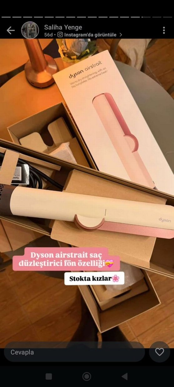 Dyson Airstrait Pastel Bej pembe Saç Düzleştirici - Görsel 2