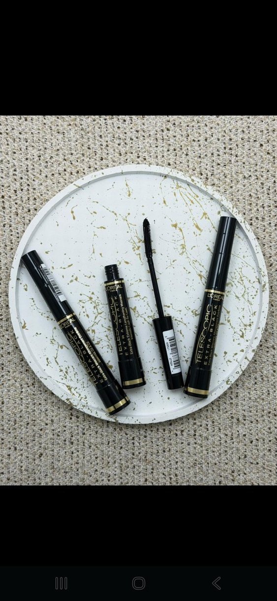 Altın Renkli Siyah Maskara - Görsel 5