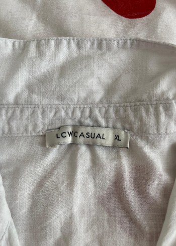 LC Waikiki Kadın Beyaz Keten Düğmeli Gömlek