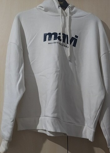 Mavi beyaz sweatshirt 