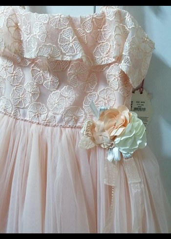 Breeze Pembe Kız Çocuk Elbisesi