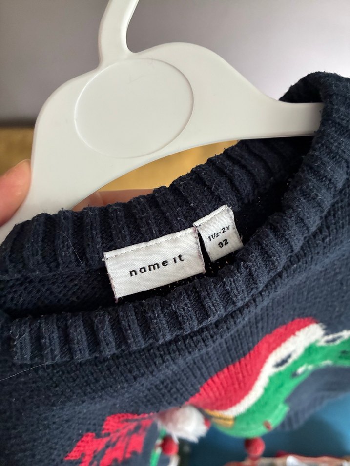 Dinozorlu Yılbaşı Çocuk Kazağı - Görsel 2