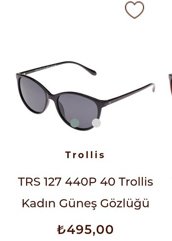 OpmaR OptiK Trollis Markalı 
Siyah Kadın Güneş Gözlüğü - Görsel 2