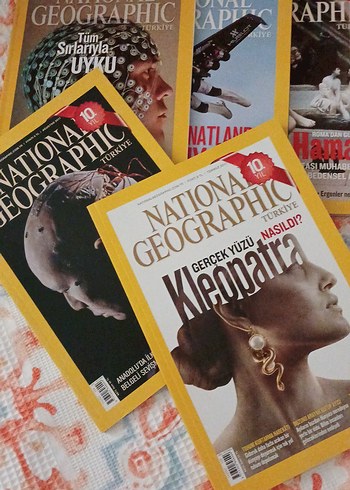 National Geographic Türkiye 5 Sayı Dergi Seti