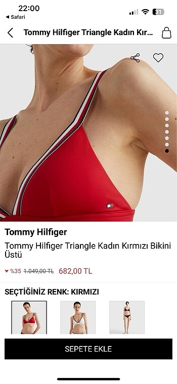 Tommy bikini sütyen