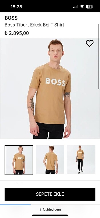 Boss tişört