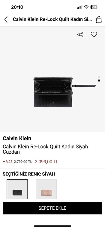 Calvin Klein Calvein klein cüzdan