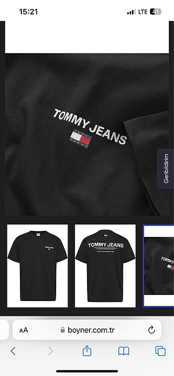 m Beden Tommy tişört