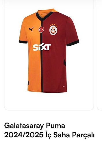 Galatasaray Puma 2024/2025 İç Saha Parçalı Forma 77965001 